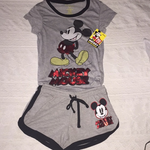 Mickey Mouse Tee and Short Set - Picture 2 of 4